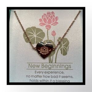 ❄️❄️18 K Rose Gold Plated Heart Bracelet